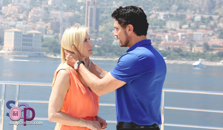 After a fight with Katie, Bill jets to Monte Carlo to see Brooke